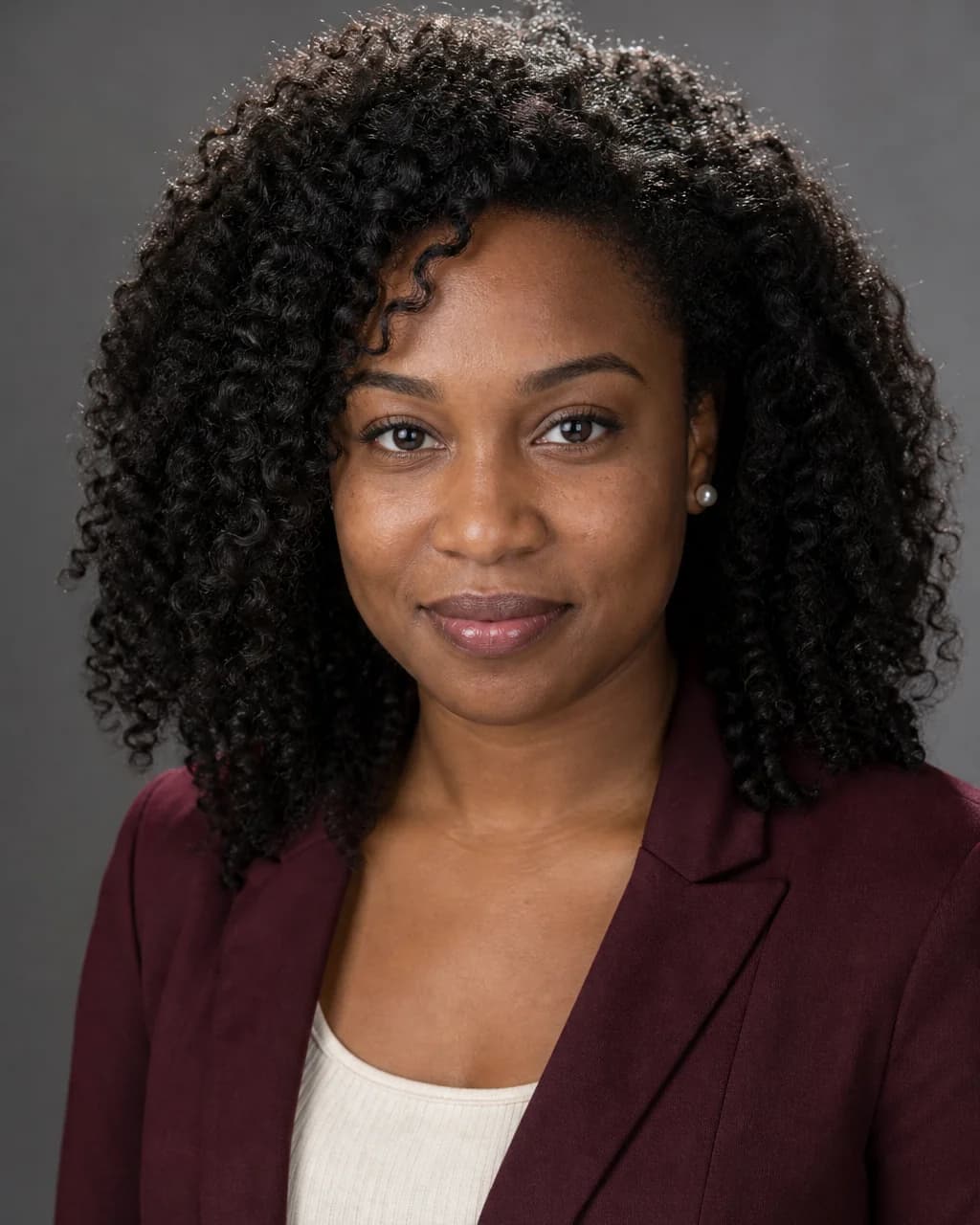 AI headshot with realistic skin texture and cleanly rendered hair edges